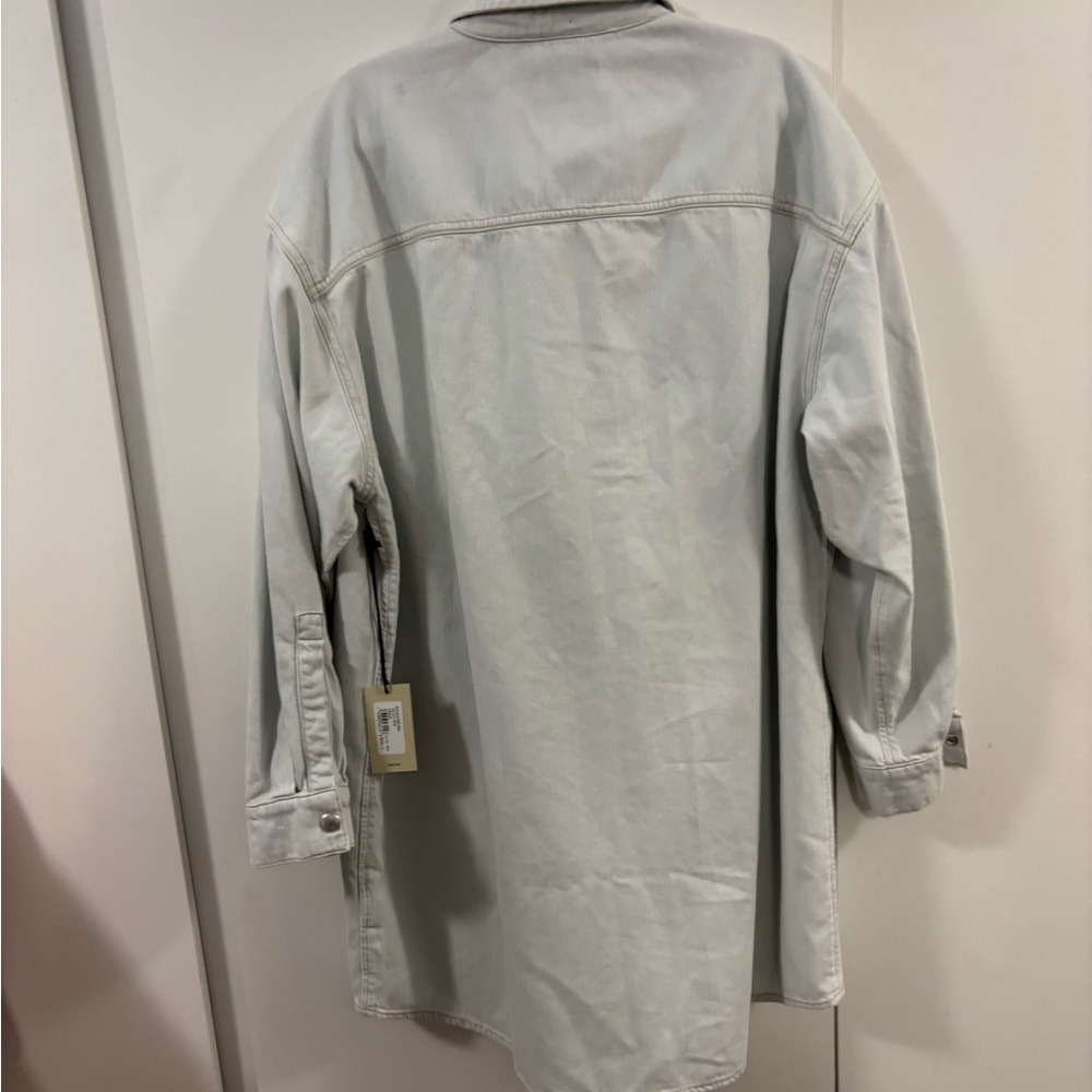 Agolde Mazie Denim Shirt Dress - Picture 12 of 12